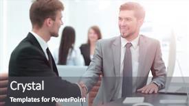  Presentation with work - Audience pleasing PPT layouts consisting of business people at work two backdrop and a dark gray colored foreground