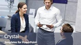  Presentation with ideas - PPT layouts with business people brainstorming their idea background and a  colored foreground