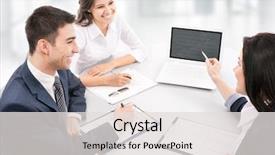 Presentation with team working together - Audience pleasing slides consisting of business people business team working backdrop and a light gray colored foreground