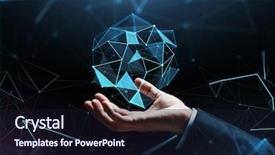  Presentation with black people - Beautiful PPT theme featuring business people cyberspace network backdrop and a wine colored foreground