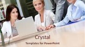  Presentation with team building - Colorful PPT layouts enhanced with business people discuss something at the conference at the modern office building team works successful backdrop and a lemonade colored foreground