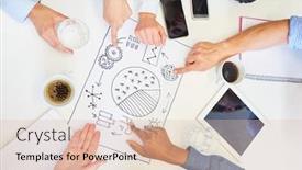  Presentation with creative - Audience pleasing PPT layouts consisting of business-people-during-creative-innovative backdrop and a lemonade colored foreground