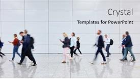  Presentation with fair trade - PPT layouts featuring business-people-go background and a light gray colored foreground