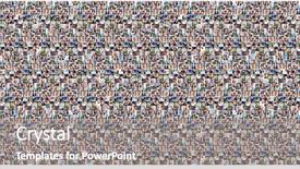  Presentation with group of people praying to god - Theme enhanced with business people group collage background background and a gray colored foreground