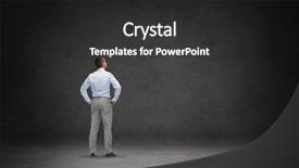  Presentation with inspiration - PPT theme consisting of business people inspiration and strategy background and a  colored foreground