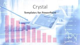  Presentation with stock market abstract business concept - Beautiful PPT theme featuring business-people-meeting-planning-abstract backdrop and a white colored foreground