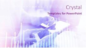  Presentation with abstract business - Cool new presentation theme with business people meeting planning analysis statistics brainstorming abstract background finance strategy statistics concept backdrop and a sky blue colored foreground