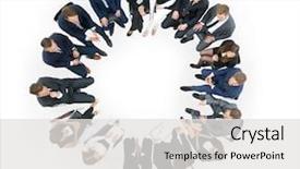  Presentation with diversity - Slides consisting of business people meeting team coorporate background and a white colored foreground