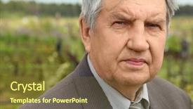  Presentation with cemetery - PPT layouts having business people sad - portrait of old serious senior background and a  colored foreground