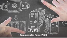  Presentation with business partner people joining hand - Cool new PPT layouts with business people showing finger frame backdrop and a gray colored foreground