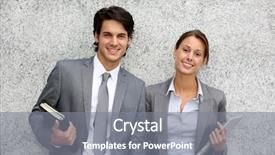  Presentation with cheerful - Colorful PPT layouts enhanced with business people standing on grey backdrop and a gray colored foreground