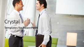  Presentation with underage drinking two teenagers having - Colorful PPT theme enhanced with business people talking standing up - two businessmen having informal meeting backdrop and a light gray colored foreground