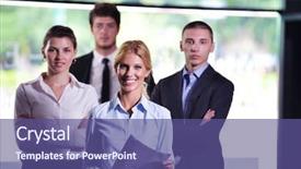  Presentation with business group meeting - PPT layouts with business people team group background and a  colored foreground