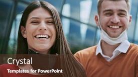  Presentation with medical business - Audience pleasing slide set consisting of business-people-team-with-protective backdrop and a tawny brown colored foreground