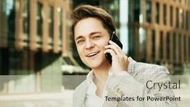  Presentation with tehnology - PPT layouts consisting of business-people-tehnology-and-lifestyle background and a soft green colored foreground