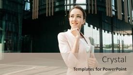  Presentation with tehnology - Presentation having business-people-tehnology-and-lifestyle background and a soft green colored foreground