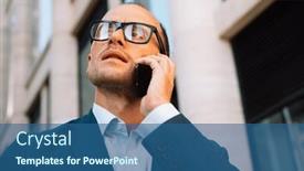  Presentation with tehnology - Theme enhanced with business-people-tehnology-and-lifestyle background and a ocean colored foreground