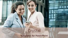  Presentation with tehnology - PPT theme enhanced with business-people-tehnology-and-lifestyle background and a coral colored foreground