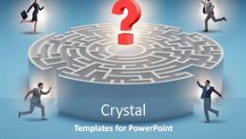  Presentation with find - Slide set featuring business-people-trying-to-find background and a teal colored foreground