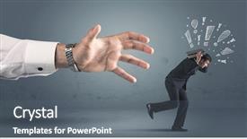  Presentation with business - Amazing slide set having business person with hand drawn backdrop and a  colored foreground