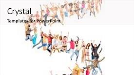  Presentation with business culture - Audience pleasing slide deck consisting of business picture office culture backdrop and a sky blue colored foreground