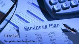  Presentation with logistics business plan - PPT theme having business plan for a company background and a light blue colored foreground