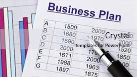  Presentation with business plan - PPT layouts consisting of business plan for a company background and a lemonade colored foreground