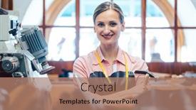  Presentation with workshop - Theme enhanced with business-portrait-of-owner background and a coral colored foreground