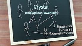  Presentation with business process - Amazing slide set having business process reengineering backdrop and a ocean colored foreground