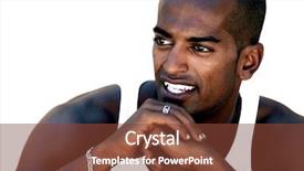  Presentation with business profile - Colorful presentation theme enhanced with business profile africa - portrait of a black man backdrop and a  colored foreground