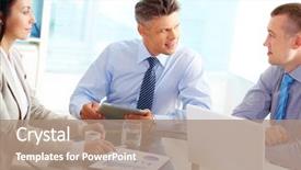  Presentation with ideas - Beautiful slides featuring business proposal - mature businessman being satisfied backdrop and a coral colored foreground