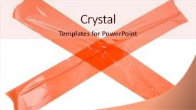  Presentation with tape - PPT layouts enhanced with business red - sign rejected close up background and a lemonade colored foreground