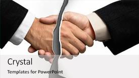  Presentation with end - Amazing PPT theme having business related - end of relations special f backdrop and a light gray colored foreground