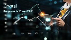  Presentation with media - Beautiful presentation design featuring business-rythm-background-mixed-media backdrop and a wine colored foreground