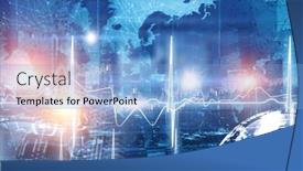  Presentation with blue business - Colorful presentation design enhanced with business-rythm-blue-background-mixed backdrop and a light blue colored foreground