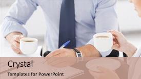  Presentation with meditation children education school - Colorful presentation theme enhanced with business school and education concept backdrop and a coral colored foreground