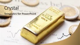  Presentation with bar - PPT layouts with business solid color - gold bar concept background and a  colored foreground