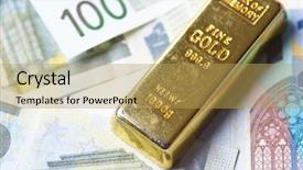  Presentation with bar - PPT theme enhanced with business solid color - gold bar concept background and a  colored foreground