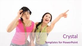  Presentation with movie theater loving couple - Slide set with business south korea - lovely couple - pose background and a sky blue colored foreground