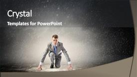  Presentation with now - Cool new slides with business sports - he is determined to start backdrop and a  colored foreground