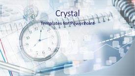  Presentation with life - Cool new PPT layouts with business still life concept backdrop and a sky blue colored foreground