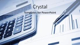  Presentation with life - Slide deck featuring business still life background and a light blue colored foreground