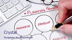  Presentation with organizational chart - Colorful PPT layouts enhanced with business strategy organizational charts backdrop and a sky blue colored foreground