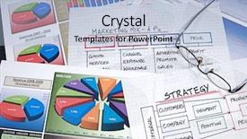  Presentation with organizational chart - Cool new presentation design with business strategy organizational charts backdrop and a light blue colored foreground