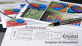  Presentation with organization charts - PPT theme with financial outlook - business strategy organizational charts background and a light gray colored foreground
