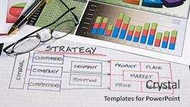  Presentation with organizational chart - Colorful theme enhanced with the walking bicycle bridge over the chatcolet lake near plummer idaho backdrop and a gray colored foreground
