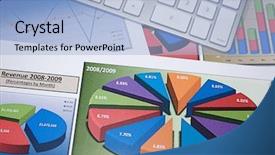  Presentation with organizational chart - PPT theme featuring business strategy organizational charts background and a light blue colored foreground