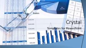  Presentation with competitive business strategy - Beautiful PPT theme featuring business strategy using color charts backdrop and a light blue colored foreground