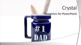  Presentation with cigar - Colorful theme enhanced with business strgies - cigar on a coffee cup backdrop and a white colored foreground