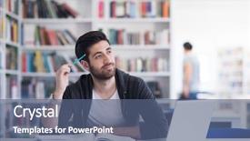  Presentation with library research - Amazing presentation theme having business students - student preparing exam and learning backdrop and a ocean colored foreground